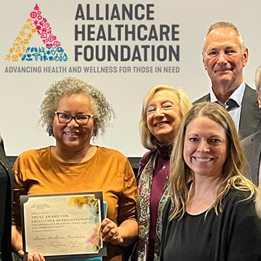 Alliance Healthcare Foundation Trust Award of Excellence in Philanthropy