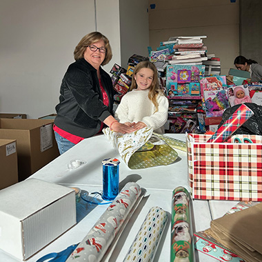 Casa De Amparo Ladies Auxillary supporting a Christmas event