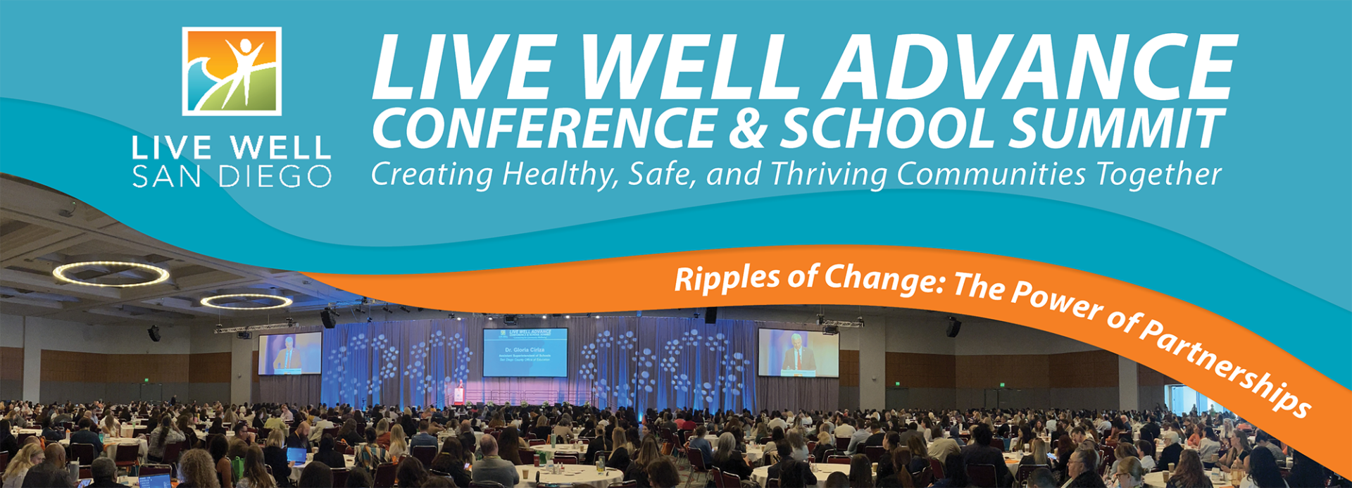 Live Well Advance Banner Image General Session Crowd